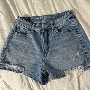 American Eagle Mom Jean Shorts Size 0